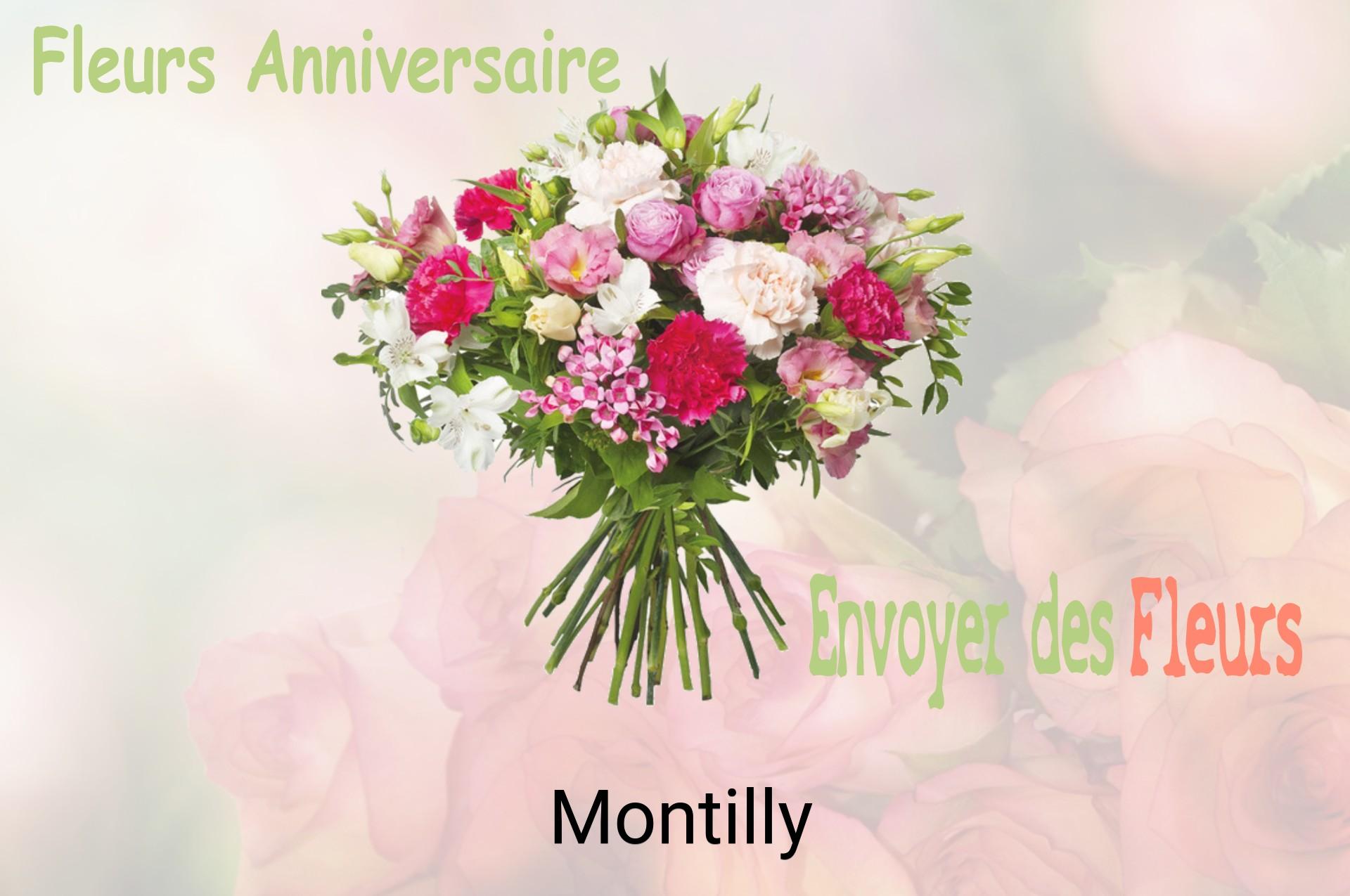 Bouquet de fleurs d’anniversaire livré à Montilly